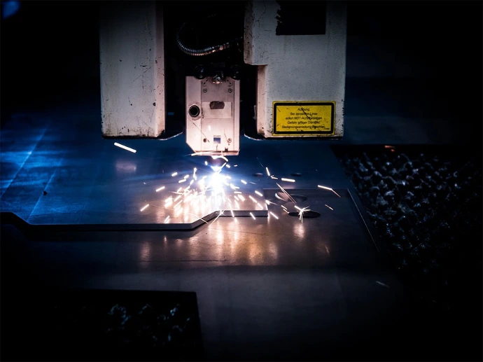 Laser cutting and metal bending